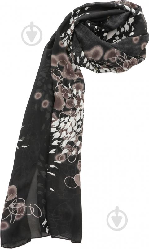 Шарфик SH006 черно-коричневый - фото 3