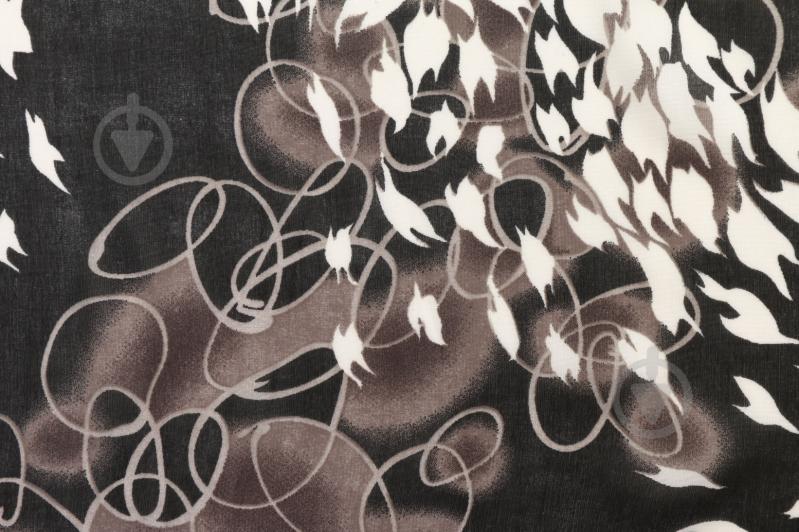 Шарфик SH006 черно-коричневый - фото 4