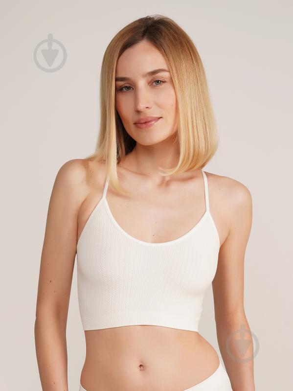 Топ-брасьер Giulia CAMI TOP BRAID р.SM ванильный - фото 2