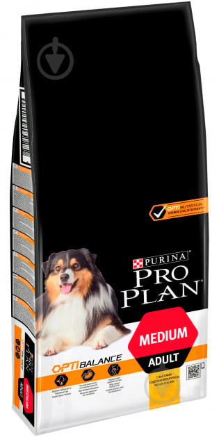 Корм для середніх порід Purina Pro Plan Dog Medium Adult з куркою 14 кг - фото 1