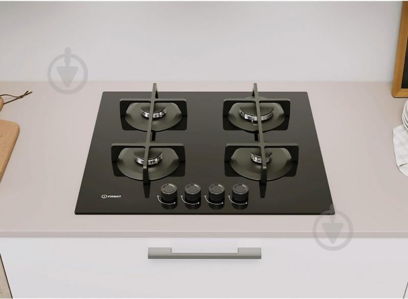 Варочная поверхность газовая Indesit ING 61T/BK 1 - фото 4