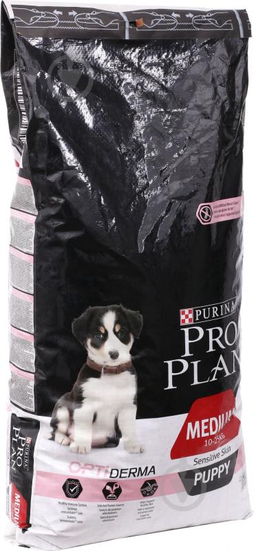 Корм для середніх порід Pro Plan Pro Plan Puppy Medium Sensitive з лососем і рисом 12 кг 12 кг - фото 2