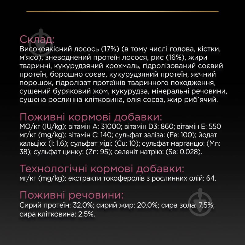 Корм сухой ProPlan by Purina Medium Puppy <1 Sensitive Skin для щенков с чувствительной кожей с лососем 12 кг - фото 7