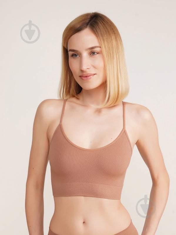 Топ-брасьер Giulia CAMI TOP GRAIN р.SM мокко - фото 2