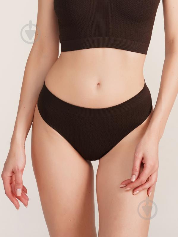 Труси жіночі Giulia STRING BRIEFS BRAID L-XL шоколад - фото 2 Труси жіночі Giulia STRING BRIEFS BRAID L-XL шоколад - фото 2