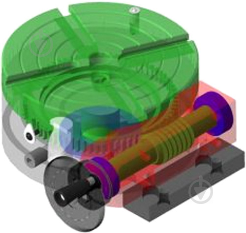 Поворотний стіл Sherline Products Inc. фрезерувальний 4"(100 мм) - 3700 - фото 2