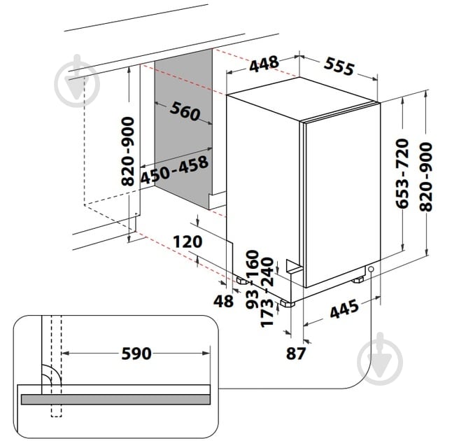 Посудомоечная машина Whirlpool WH4ID10CS60 - фото 11