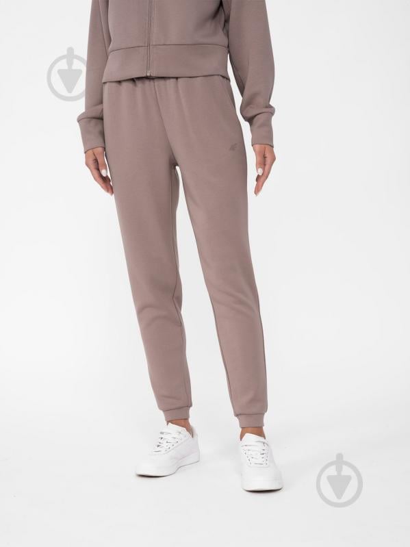 Штани 4F TROUSERS CAS F507 4FAW23TTROF507-83S р. S бежевий - фото 2