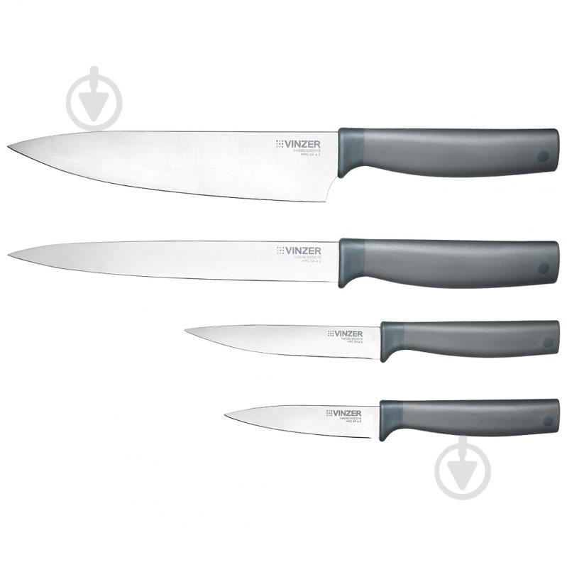 Набор ножей Vinzer Optima 4 предмета 50132 - фото 1 Набор ножей Vinzer Optima 4 предмета 50132 - фото 1