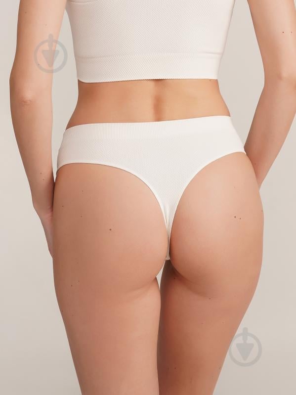 Трусы женские Giulia STRING BRIEFS GRAIN S-M ваниль - фото 3 Трусы женские Giulia STRING BRIEFS GRAIN S-M ваниль - фото 3