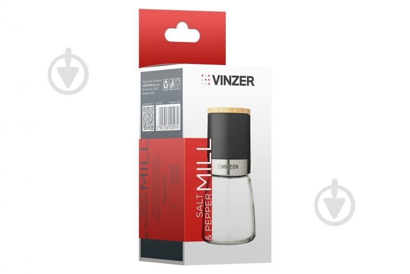 Мельница для соли и перца Vinzer 170 мл 50597 - фото 4