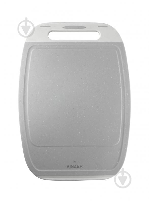 Доска разделочная Vinzer 32x23 см серая 50542 - фото 1