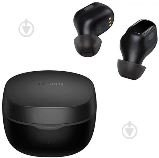 Bluetooth-гарнитура BASEUS Encok TWS WM01 black (NGWM01-01) - фото 2