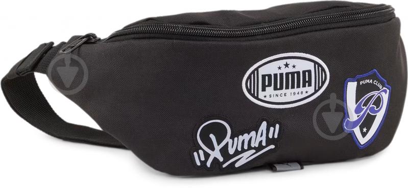 Сумка поясная Puma PATCH WAIST BAG 09080401 черный - фото 1