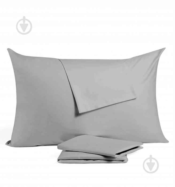 Наволочка Сатин Boston Soft Grey 70x70 см светло-серый U-tek - фото 1 Наволочка Сатин Boston Soft Grey 70x70 см светло-серый U-tek - фото 1