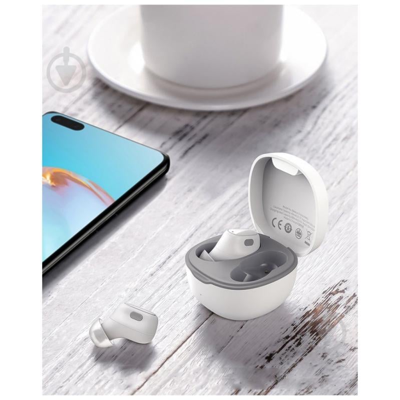 Bluetooth-гарнитура BASEUS Encok TWS WM01 white (NGWM01-02) - фото 13