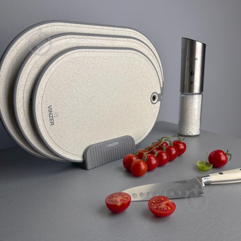 Набор досок разделочных с подставкой Vinzer с подставкой 50548 - фото 8 Набор досок разделочных с подставкой Vinzer с подставкой 50548 - фото 8