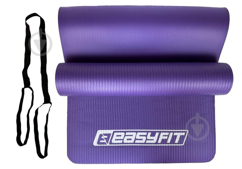 Килимок для йоги EasyFit EF-1919 фіолетовий - фото 2