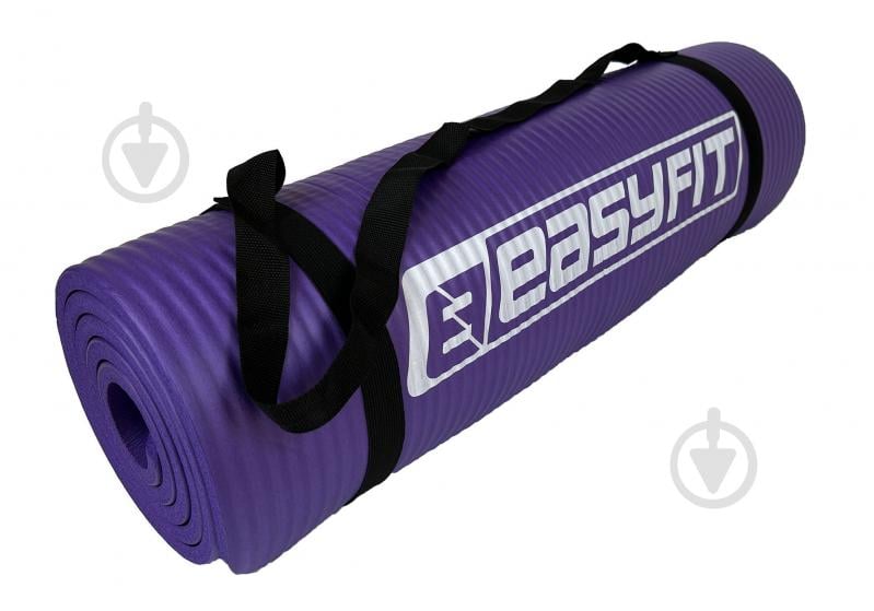 Килимок для йоги EasyFit EF-1919 фіолетовий - фото 3