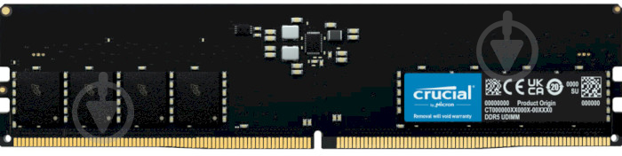 Оперативная память Crucial DDR5 SDRAM 32 GB (1x32GB) 5600 MHz (CT32G56C46U5) - фото 1