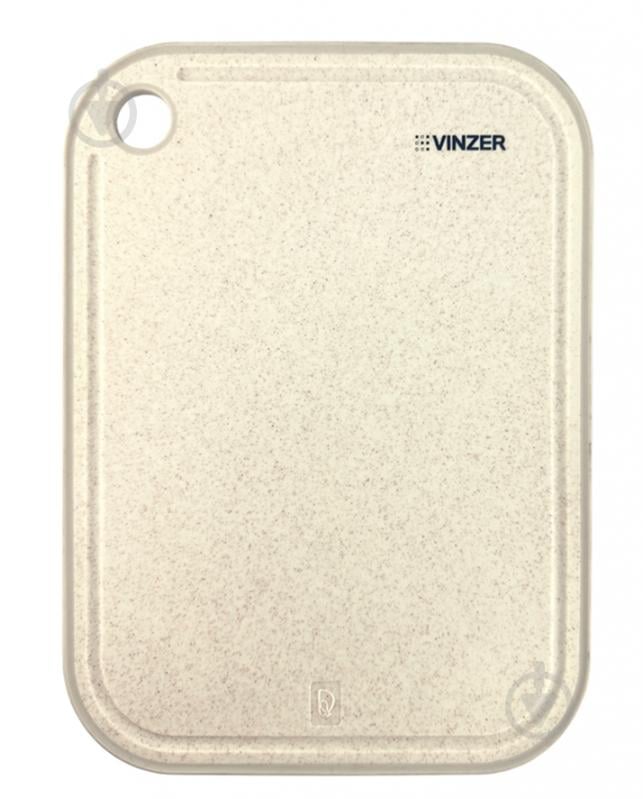 Доска разделочная Vinzer 32x23,5 см бежевая 50549 - фото 1 Доска разделочная Vinzer 32x23,5 см бежевая 50549 - фото 1