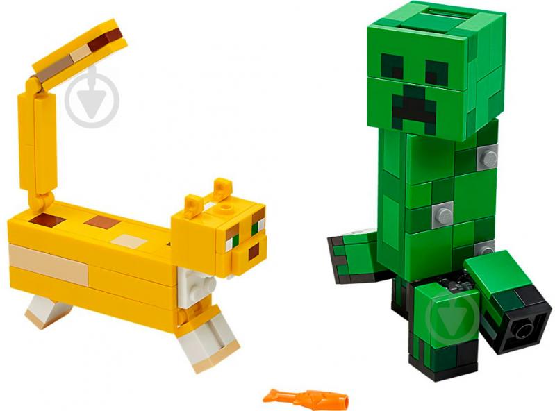 Конструктор LEGO Minecraft Кріпер та оцелот 21156 - фото 4
