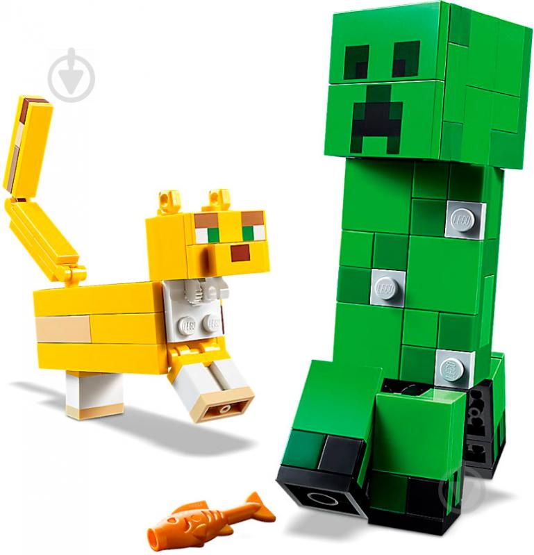 Конструктор LEGO Minecraft Кріпер та оцелот 21156 - фото 3