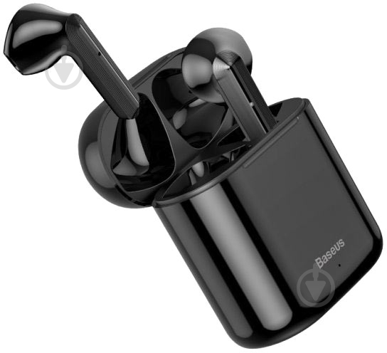 Bluetooth-гарнітура BASEUS Encok W09 TWS Wireless black (NGW09-01) - фото 2