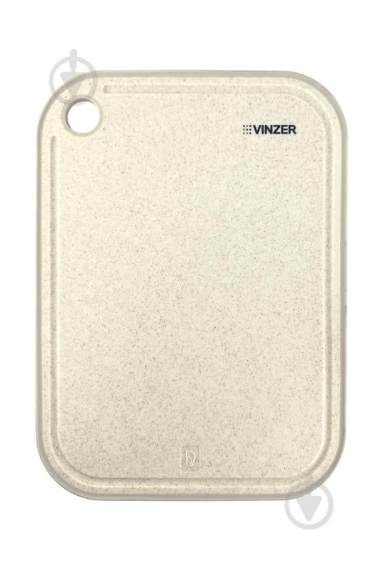 Доска разделочная Vinzer 38x28 см бежевая 50550 - фото 1 Доска разделочная Vinzer 38x28 см бежевая 50550 - фото 1