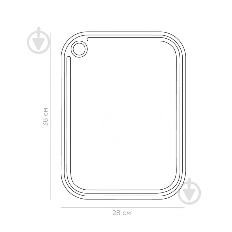 Доска разделочная Vinzer 38x28 см бежевая 50550 - фото 4 Доска разделочная Vinzer 38x28 см бежевая 50550 - фото 4