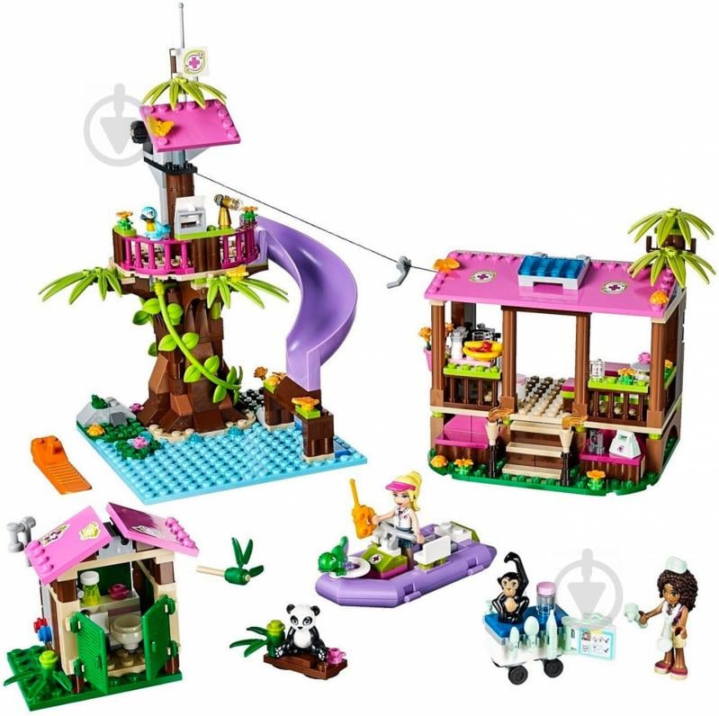 Конструктор LEGO Friends Спасательная база в джунглях 41038 - фото 2