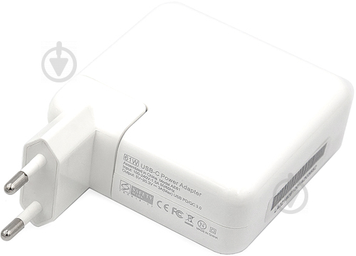 Блок питания PowerPlant для Apple 220V 20V 61W (USB Type-C) - фото 1