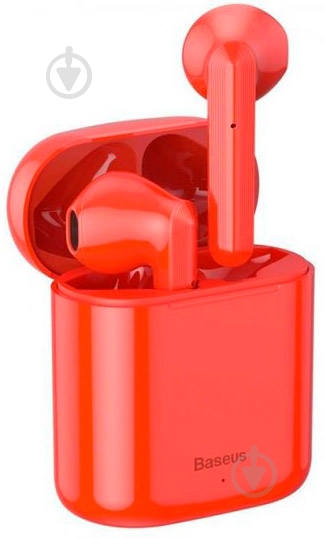 Bluetooth-гарнитура BASEUS Encok TWS W09 red (NGW09-09) - фото 3 Bluetooth-гарнитура BASEUS Encok TWS W09 red (NGW09-09) - фото 3
