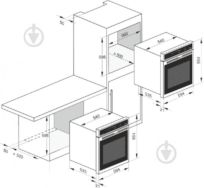 Духовой шкаф Kaiser EH 6324 W - фото 5