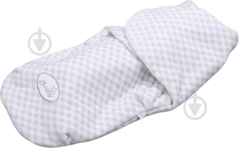 Конверт унисекс Фламинго ясельний серый - фото 1