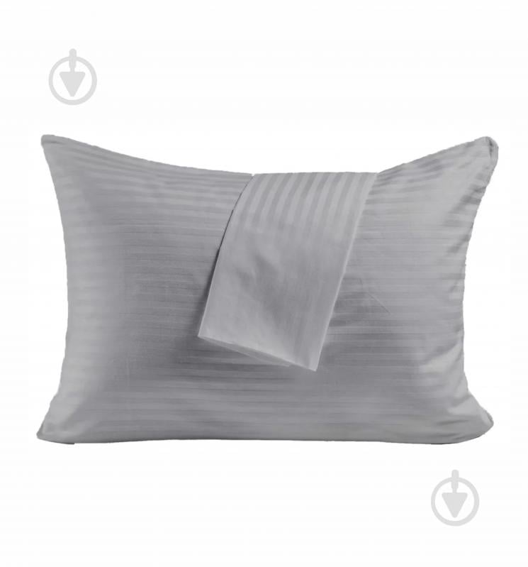 Наволочка Сатин Boston Soft Grey Stripe 50x70 см світло-сірий U-tek - фото 1 Наволочка Сатин Boston Soft Grey Stripe 50x70 см світло-сірий U-tek - фото 1