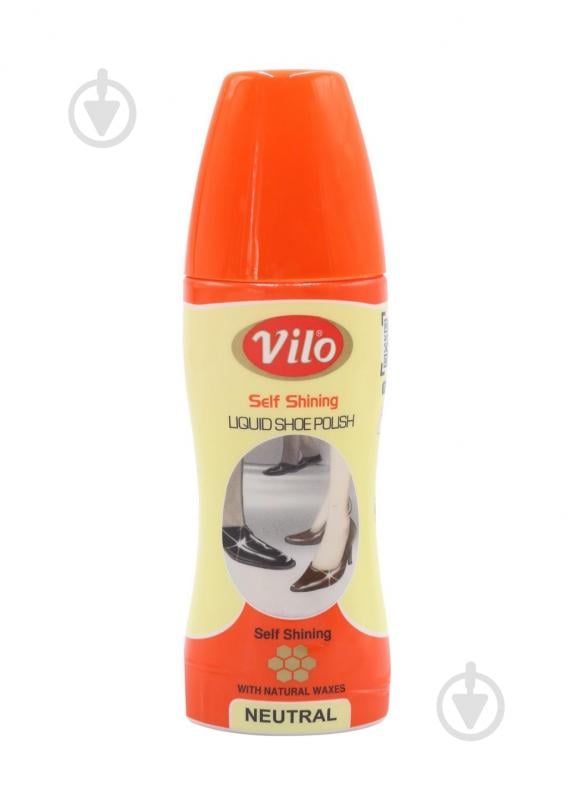 Крем-блиск Vilo LIQUID SHOE POLISH 80 мл безбарвний - фото 1