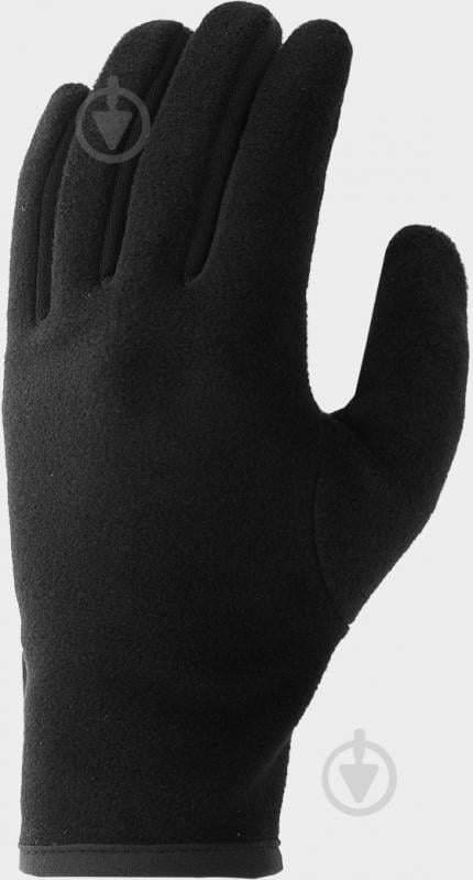 Рукавички 4F GLOVES CAS U047 4FAW23AGLOU047-20S р.M чорний - фото 1