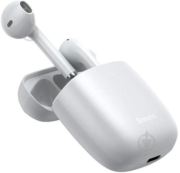 Bluetooth-гарнітура BASEUS Encok TWS W04 white (NGW04-02) - фото 3