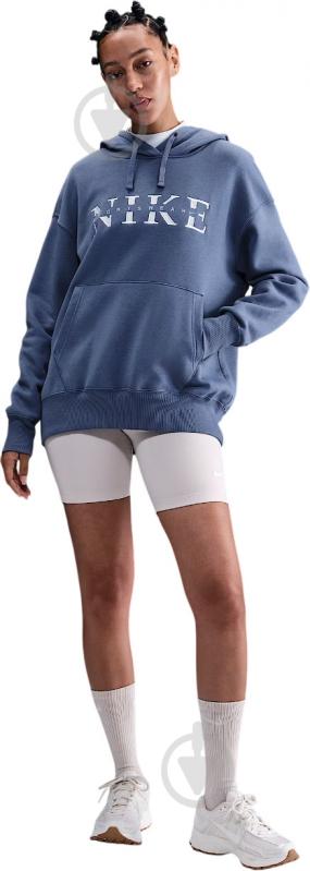 Джемпер Nike W NSW PHNX FLC PO Hood GLS IH4054-433 р.L синий - фото 2 Джемпер Nike W NSW PHNX FLC PO Hood GLS IH4054-433 р.L синий - фото 2