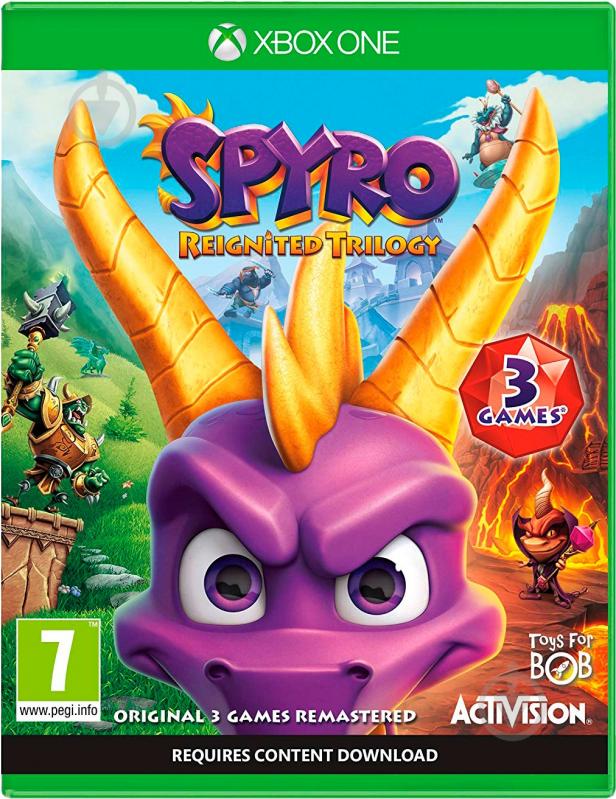 Игра Xbox Spyro Reignited Trilogy (Xbox One, английская версия) - фото 1