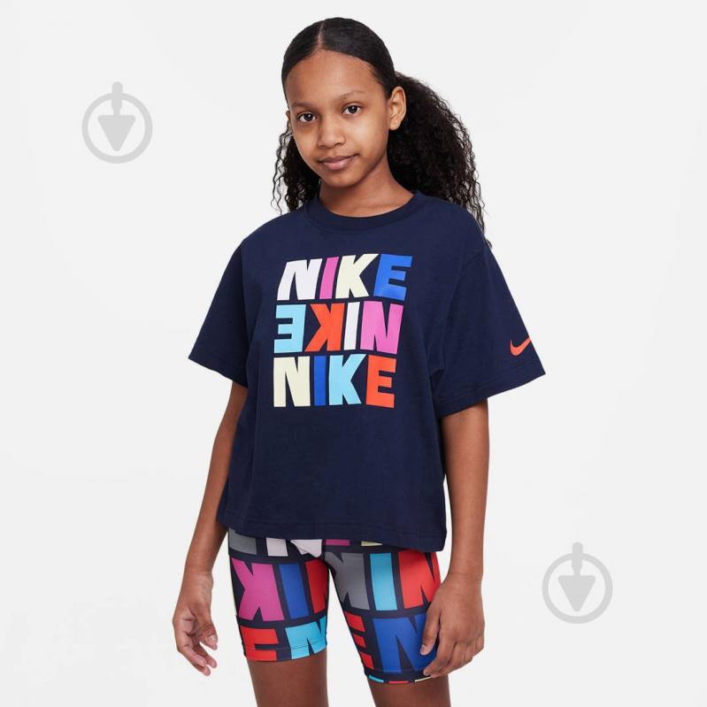 Футболка Nike DZ3579-451 р.XL синий - фото 1