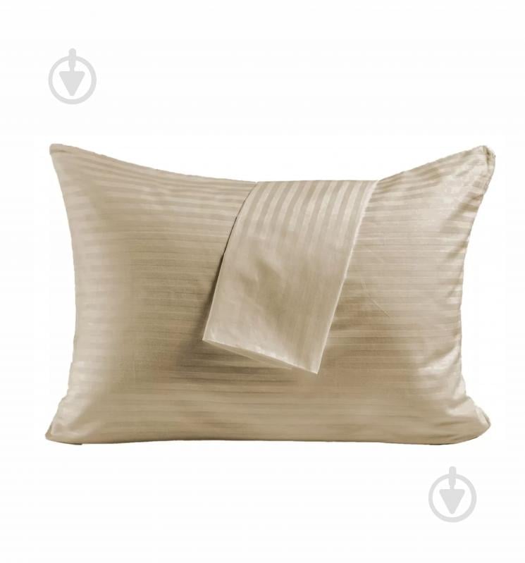 Наволочка Сатин Boston Ivory Beige Stripe 40x60 см бежевий U-tek - фото 1 Наволочка Сатин Boston Ivory Beige Stripe 40x60 см бежевий U-tek - фото 1