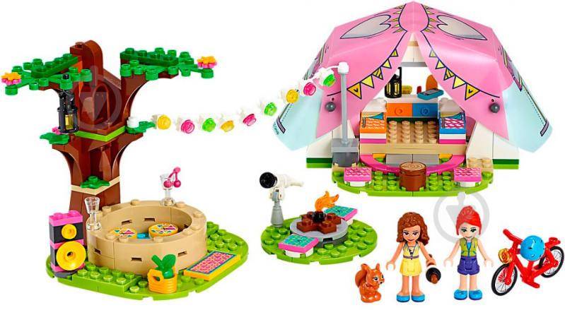 Конструктор LEGO Friends Кемпинг на природе 41392 - фото 12