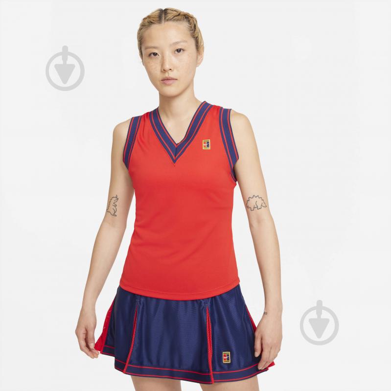 Футболка Nike W NKCT DF SLAM TANK NY NT DA4718-657 р.S червоний - фото 1