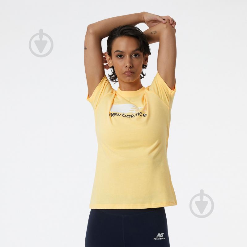 Футболка New Balance WT13800VAC р.XS помаранчевий - фото 1