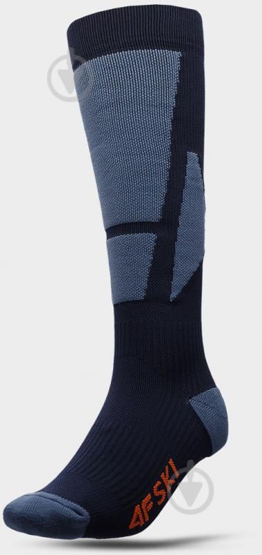 Шкарпетки 4F SOCKS FNK M109 4FWAW23UFSOM109-31S р.43-46 синій - фото 1