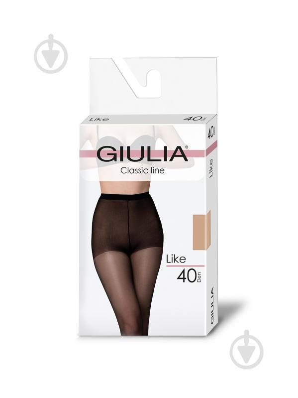 Колготки жіночі Giulia LIKE 40 р. 5XL cappuccino - фото 1 Колготки жіночі Giulia LIKE 40 р. 5XL cappuccino - фото 1