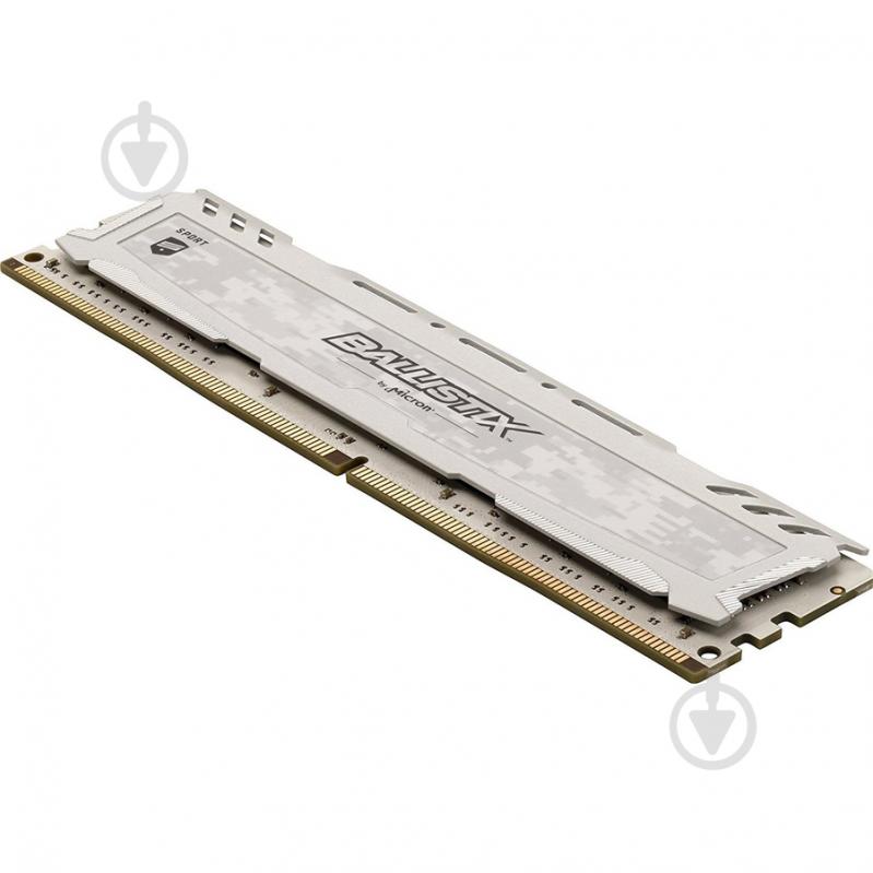 Оперативна пам'ять Crucial DDR4 SDRAM 8 GB (1x8GB) 2666 MHz (BLS8G4D26BFSCK) Crucial Ballistix Sport LT White, HeatS - фото 2