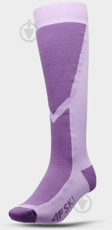 Носки 4F SOCKS FNK F107 4FWAW23UFSOF107-52S р.39-42 фиолетовый - фото 1